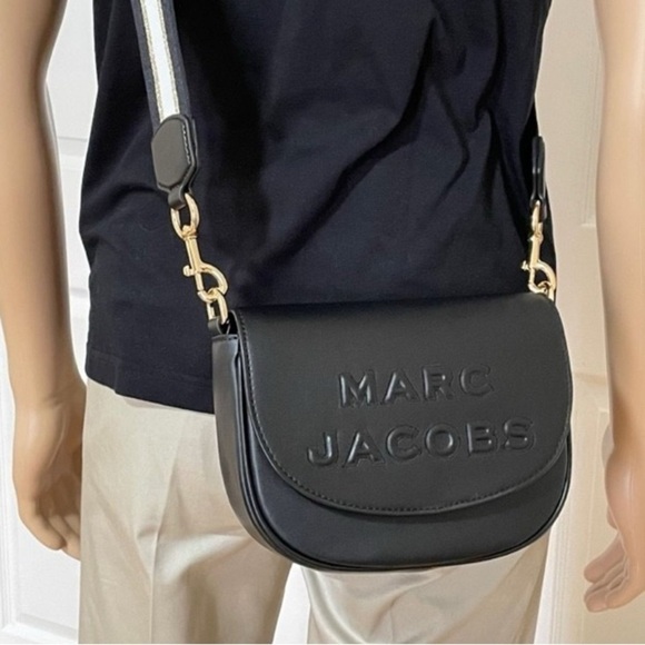 MARC JACOBS Saddle Crossbody Bag w/Matching Card Case, EUC - Picture 3 of 9